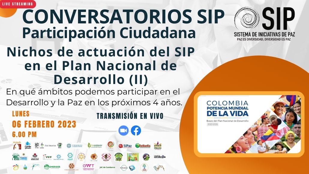 Nichos de actuación del SIP en el Plan Nacional de Desarrollo II